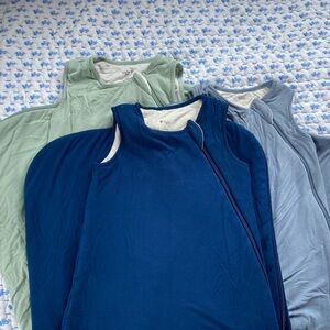 Baby Sleep Sacks Pack - Blue, Light Blue, Mint